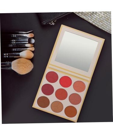WOONEKY 1pc 9 Loose Powder Makeup Palette 9 Blush Shade Matte Powder Blush Press Powder Makeup Face Blushe - Buy Online on SooperMarket.com