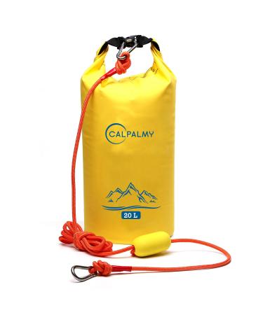 CALPALMY (1-Pack) 2-in-1 Sand Anchor for Small Boats Power Watercrafts Canoes and Kayaks | Waterproof Dry Bag for Hiking Camping Water Sports Kayaking Boating Surfing and Tubing