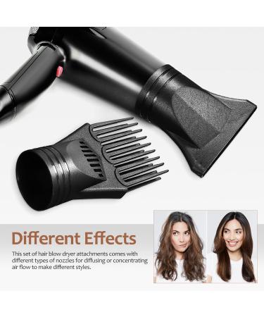 Baluue 2 Pcs Hair Dryer Nozzle Blow Dryer Comb Attachment Universal Hairdryer Diffuser Flat Hair Dryer Attachment Hair Dryer Attachment Narrow Accessory for Hairdryer Hair Dryer Diffuser - Buy Online on SooperMarket.com