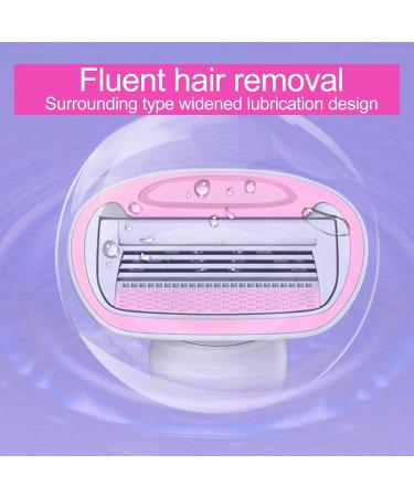 Manual Women's Razor - Washable Full-Body Shaver & Compact Travel Epilator in Pink | Perfect for Armpits Legs & Arms - Buy Online on SooperMarket.com