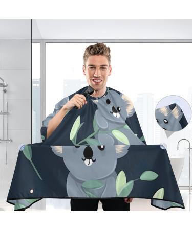 Kigai Cute Koalas Barber Cape - Professional Waterproof Hair Cutting Cape with Adjustable Snap Closure for Men & Women - Buy Online on SooperMarket.com