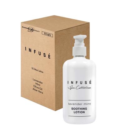 Terra Pure Infuse Lavender Mint Lotion | Spa Collection | Hotel Amenities in Pump Bottle | 10.14 oz. / 300 ml (Single Bottle) 1 PIECE