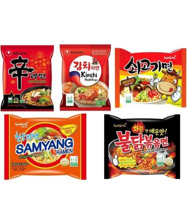 CNMART Korean Top Selling Mix Assorted Ramen Instant Noodle (Pack 20) - Buy Online on SooperMarket.com