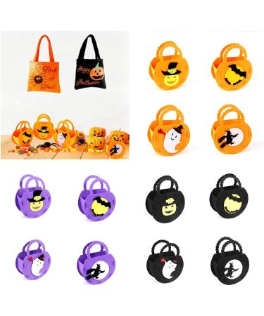 oueyfer Pack of 4 Portable Treat Baskets with Handles Portable for Biscuits Snacks Snacks Treats Treats Carry Bags Treat Baskets for Women and Adults Sweets - Buy Online on SooperMarket.com