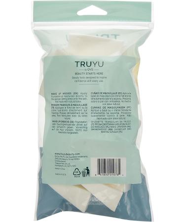 Truyu Makeup Sponges Wedges (20PK) - Ideal Size for Makeup Bag; Perfect Blender for Foundation, Liquid Creams, and Powder - Buy Online on SooperMarket.com