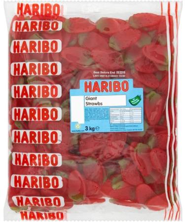 KINGSWAY CANDY SWEETS - Over 300 Different Sweets & Weights to Choose From (Giant Strawbz 500g) - Buy Online on SooperMarket.com