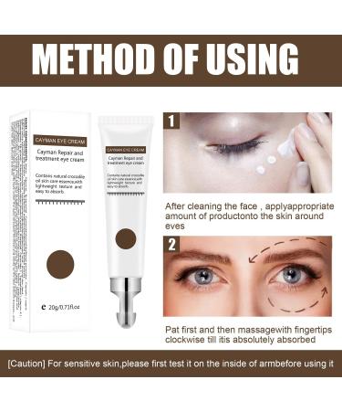 2pcs Silk Protein Anti-Aging Eye Cream for Wrinkles, Dark Circles, Fine Lines - Firming & Repair Eye Serum - Buy Online on SooperMarket.com