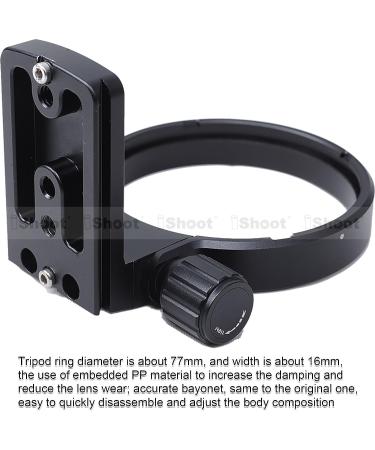 iShoot Lens Support Collar for Nikon AF 80-400mm & 300mm - Quick Release Plate Included - Buy Online on SooperMarket.com
