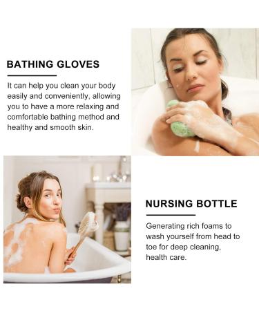 Exfoliating Bath Gloves for Body Washing | Dead Skin Removal Shower Scrub Gloves - Buy Online on SooperMarket.com