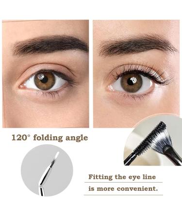 Dolly Mascara Fan Brush Set - Angled Fan Shaped Eyelash Brushes for Perfect Lashes (5PCS) - Buy Online on SooperMarket.com