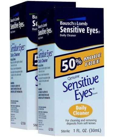 Bausch & Lomb Sensitive Eyes Daily Cleaner, 1 Fl Oz (Pack of 2)