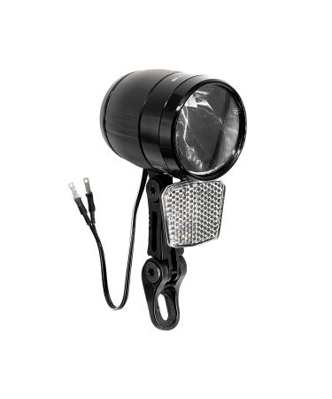 P4B |LED headlights for e -bike - 100 lux |From aluminum |6V - 48V operating voltage |With multi-position holder |With surge protection |Stvzo approved