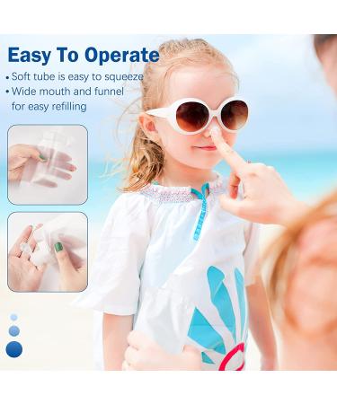 15pcs Travel Size Refillable Squeeze Pouch Set - TSA Approved for Toiletries - Leakproof Cosmetic Containers - 30ml/50ml/100ml - Buy Online on SooperMarket.com