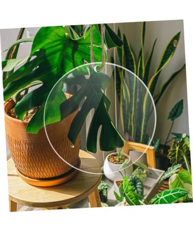 VILLCASE 40 Pcs Acrylic Round Sheet Cake Pan Acrylic Blanks Sheer Panels Acrylic Blank Circle Coaster Wafer - Buy Online on SooperMarket.com