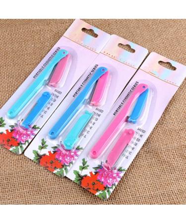 Buy Women Facial Hair Remover & Eyebrow Trimmer - Foldable Replaceable Random Color | Fast International Shipping - Buy Online on SooperMarket.com