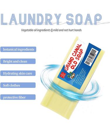 Grand Canal Old Soap Underwear Cleaning Soap Bar Stain Remover Laundry Soap Remove Odor Stubborn Stains Soap Super Strong Oil Removing Long-lasting Fragrance (1 Set) - Buy Online on SooperMarket.com