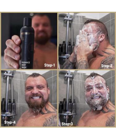 Buy The Beard Struggle Men's Body Wash Viking Storm - Natural Shower Gel 240 mL | Silver Collection Skin Cleanser - Buy Online on SooperMarket.com