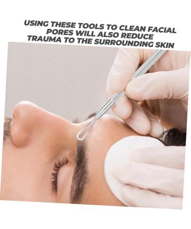 Baluue 1 Set Blackhead Removal Tool Scraper Tool Blemish Extractor Tool Pore Cleaner Stainless Steel Silver - Buy Online on SooperMarket.com