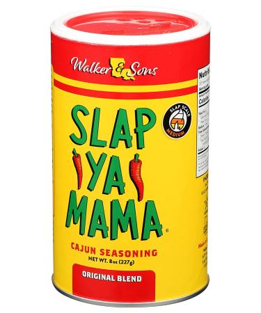 Slap Ya Mama Cajun Seasoning - Original Blend, No MSG, Kosher - 8 Ounce Can (Pack of 1) - Buy Online on SooperMarket.com