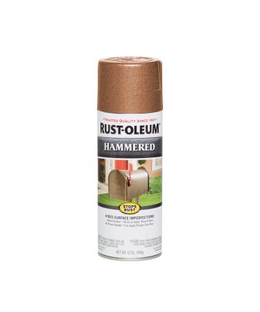 Rust-Oleum 210849 Stops Rust Hammered Spray Paint  12 Oz  Copper  12 Ounce (Pack of 1)  12 Fl Oz Copper 12 oz