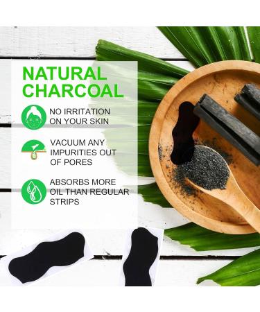 Nose Strips Blackhead Pore Strips Blackhead Remover-Deep Cleansing Charcoal Strips Nose Blackhead Remover Strips Black Head Remover Blackhead Pore Strips for Women Men(80pcs Black) - Buy Online on SooperMarket.com