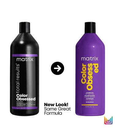Matrix Color Obsessed Antioxidant Conditioner 33.8 Fl Oz (Pack of 1) | Prevents Fading, Enhances Hair Color | For Color Treated Hair, Sulfate-Free, Cruelty Free | Salon Quality - Buy Online on SooperMarket.com