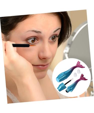 MUSISALY 2pcs Eyeliner Packaging Eyeliner Gel Bottle Eyeliner Tubes with Wands Empty Balm Tubes Polyester As Shown 1 10.5X3.5X2CM - Buy Online on SooperMarket.com