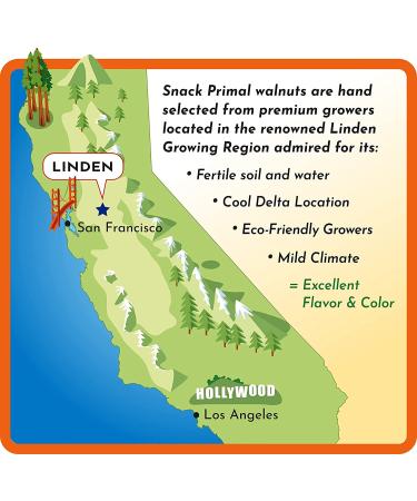 Primal Naked Natural Unsalted Walnut Snack Packs - Healthy and Delicious Snack Option - Buy Online on SooperMarket.com