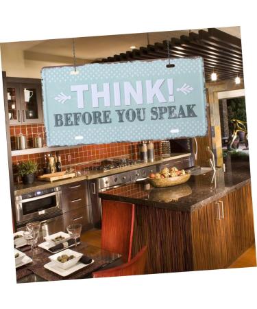 OSALADI Metal Signs Tin Signs Iron Sign Painting Iron Painting The Sign Decorations Three-Dimensional - Buy Online on SooperMarket.com