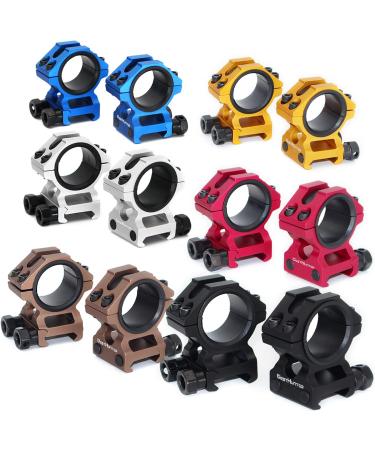 WestHunter Industrial Grade Scope Rings - 1 Inch/30mm Tactical Precision Scope Mount | 2 Center Heights, 6 Color Options - 1.42/36mm Picatinny Scope Rings (Black) - Buy Online on SooperMarket.com