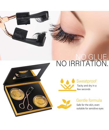 Magnetic Eyelashes Kit with Glue-Free Magnetic Eyelash Clip - 3-Piece Set - Buy Online on SooperMarket.com