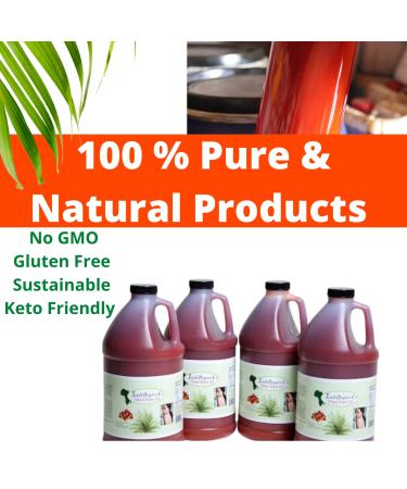 Juka's Organic Co. Red Palm Oil - 100% Organic, Authentic, Sustainable & All-Natural From Africa - 67.6 Fl OZ - Buy Online on SooperMarket.com