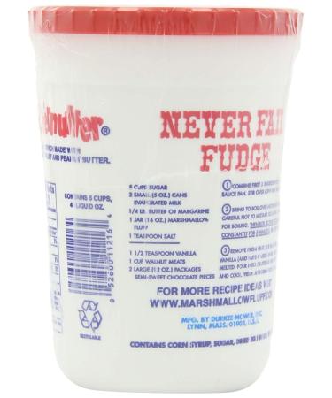 Marshmallow Fluff Original 16-Ounce - Pack of 6 | Delicious Marshmallow Spread - Buy Online on SooperMarket.com