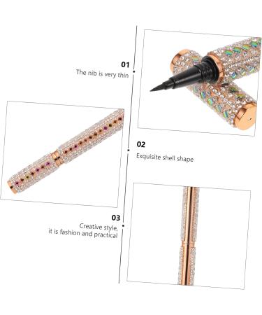 Angoily 1pc Eyeliner False Eyelashes Eyelash Glue Liner Pen Black Eye Lining Pen Retouching Pen Make up - Buy Online on SooperMarket.com