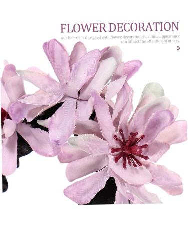 Beavorty Elegance Artificial Flower Women's Hair Tie Fabric Elastic Accessories Bridesmaid Graceling - Buy Online on SooperMarket.com