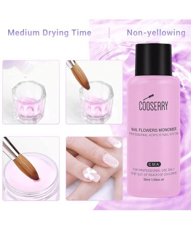 Cooserry 48 Colors Acrylic Nail Kit with Monomer - Professional Starter Set for Beginners - Nail Powder, Liquid, Primer Included - Buy Online on SooperMarket.com