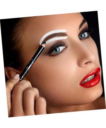Mikinona 12 Sheets Eyebrow Ruler Stencils White Brow Mapping Stickers Eye Brow Shapers - Buy Online on SooperMarket.com
