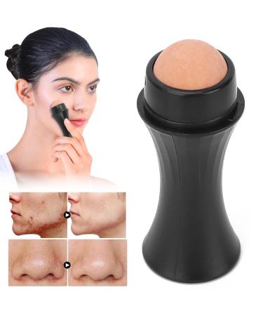 Oil Absorbing Volcanic Face Roller | Mini Reusable Facial Tool for Oily Skin Care & Massage - Buy Online on SooperMarket.com