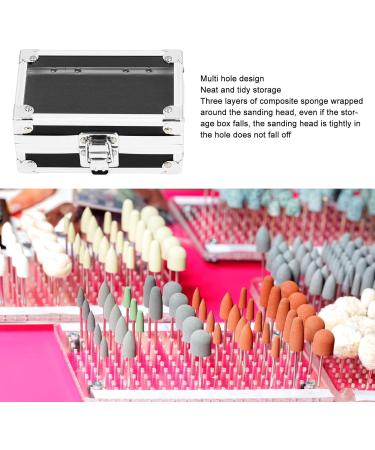Nail Drill Bits Holder Nail Drill Bits Holder Container Stand Dustproof Drop Resistant Multi Hole Nail Drill Bits Stand Displayer Organizer Container(2#) - Buy Online on SooperMarket.com