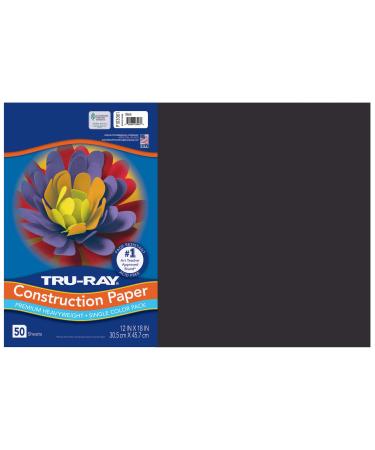 Recycled Tru-Ray Construction Paper  12 x 18  Black (PAC103061) Category: Art and Drafting Paper