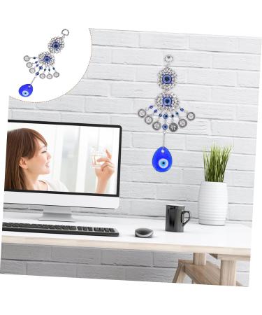 ORFOFE Blue Eyes Pendant Decor Ornament Car Tote Trendy Purse Turkish Blue Eyes Fashion Devil Eye Necklace - Buy Online on SooperMarket.com