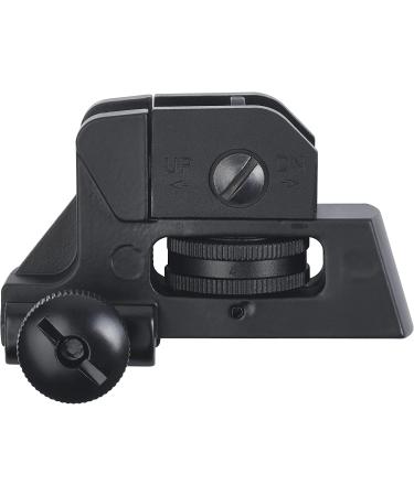 Ozark Armament A2 Rear Sight - Metal Construction - Two Aperture for Close and Precision Targets - Picatinny Rail Mount - Buy Online on SooperMarket.com