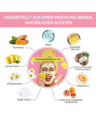 Turmeric Kojic Acid Pads 80 Pads Turmeric Cleansing Pads for Face Help Balance Skin Fat and Water Gentle and Non-Irritating - Buy Online on SooperMarket.com