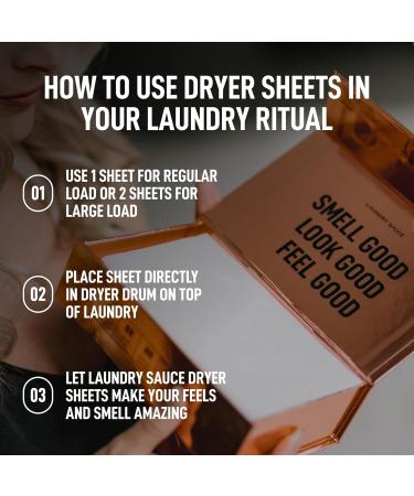 Buy Laundry Sauce Egyptian Rose Dryer Sheets – Eco-Friendly Fabric Softener for Fresh Laundry | Free International Shipping - Buy Online on SooperMarket.com