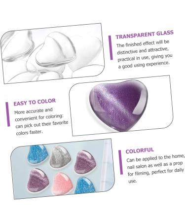 Beavorty 90 pcs Nail glass color card nail art painting holder manicure color showing beads nail color beads nail varnish color chart clear beads Nail Art Display Holder nail polish easel - Buy Online on SooperMarket.com