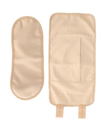 Casting oil pack improves insomnia adjustable castor oil bag with zipper relieves pain for liver and neck detoxification