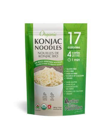 Better Than Foods Organic Konnyaku Flour and Organic Oat Fiber Noodles - 11 oz