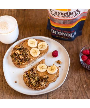 GrandyOats Coconola Gluten Free Granola - Organic, Non-GMO, Paleo, Low Carb & Sugar (Coffee Crunch, 1 Pack) - Buy Online on SooperMarket.com