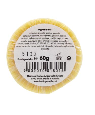Haslinger Honey Shaving Soap 60gr - Luxurious Natural Shaving Product | International Shipping Available - Buy Online on SooperMarket.com