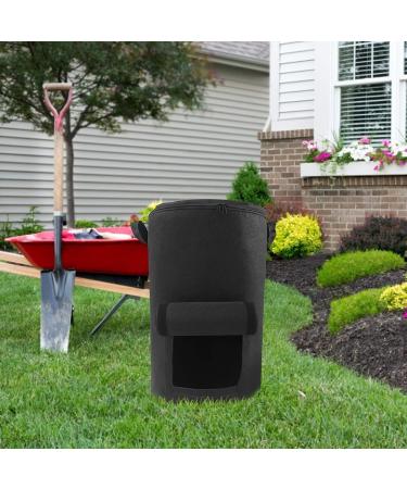 Composter Bin Garden Compost Bins Organic Fermentation Non-Woven Fabric Compost Bin Easy to Assemble Composting Bag Quick Create Fertile Ground Garden Bin for Virtcooy - Buy Online on SooperMarket.com